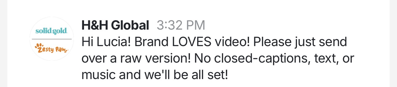 Zesty Paws feedback